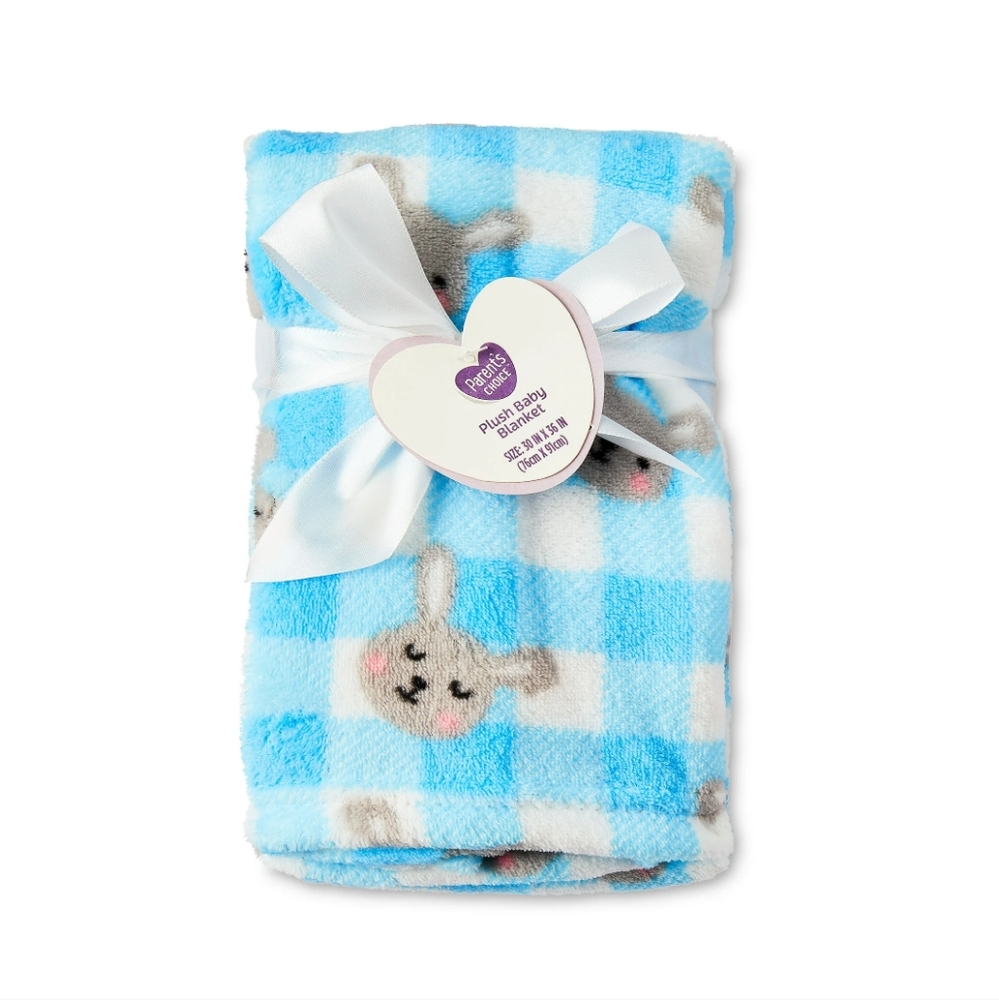 Parent's Choice Plush Baby Easter Bunny Blanket for Infant - Picture 4 of 7